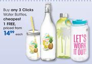Clicks Water Bottles-Each