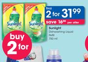 Sunlight Dishwashing Liquid Refill-2X750ml