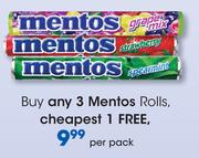 Mentos Rolls-Per Pack