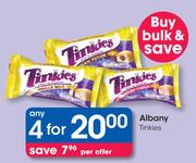 Albany Tinkies-For Any 4