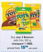 Beacon Jelly Tots 100g-Per Pack