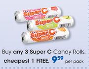 Super C Candy Rolls-Per Pack
