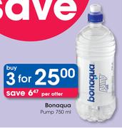 Bonaqua Pump-3X750ml