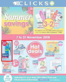 Clicks : You Pay Less (7 Nov - 21 Nov 2018), page 1