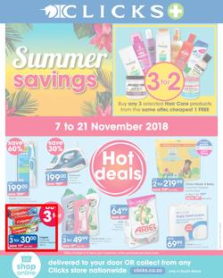 Clicks : You Pay Less (7 Nov - 21 Nov 2018), page 1