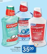 Colgate Selected Mouthwashes-500ml Each