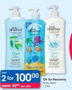 Oh So Heavenly Body Wash-2 x 1Ltr