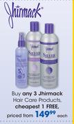 Jhirmack Hair Care Products-Each