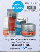 Clicks Hair Rescue Hair Care Products-Each