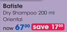 Batiste Dry Shampoo Oriental-200ml