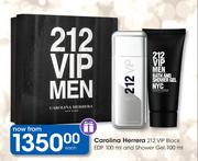 Carolina Herrera 212 VIP Black EDP 100ml & Shower Gel 100ml 