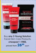 Young Solution Facial Skin Care Products-Each