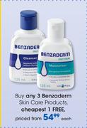 Benzaderm Skin Care Products-Each