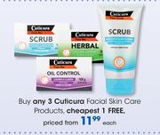 Cuticura Facial Skin Care Products-Each