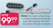 Clicks Pay Less Curling Tongs-Each