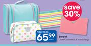Sorbet Core Cosmetics & Vanity Bags-Each