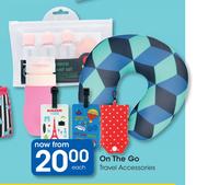 On The Go Travel Accessories-Each
