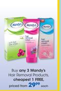 Mandy's Hair Removal Products-Each