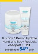 Derma Hydrate Hand And Body Products-Each