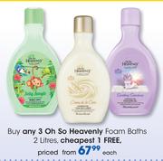 Oh So Heavenly Foam Baths 2Ltr-Each