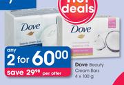 Dove Beauty Cream Bars-2X4X100g