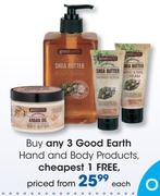 Good Earth Hand And Body Products-Each