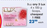 Lux Soaps-4X100g