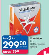 Vita-Thion Fizy 30 Effervescent Tablets-For 2 Per Offer
