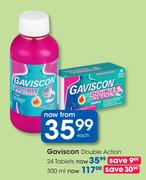 Gaviscon Double Action-24 Tablets Each