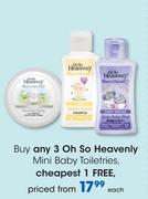 Oh So Heavenly Mini Baby Toiletries-Each