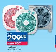 Safeway Colour Box Fans-Each