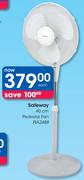 Safeway 40cm Pedestal Fan PIA2488-Each