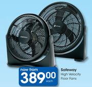 Safeway High Velocity Floor Fans-Each