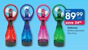 Safeway Battery-Operated Mist Fans-Each