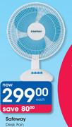 Safeway Desk Fans-Each