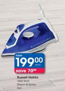 Russell Hobbs 1600 Watt Steam & Spray Iron-Each