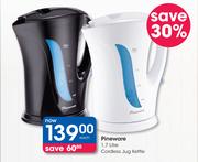 Pineware 1.7Ltr Cordless Jug Kettle-Each