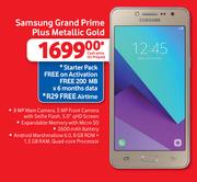 Samsung Grand Prime Plus Metallic Gold