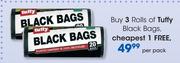 Tuffy Black Bags-Per Pack