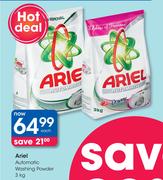 Ariel Automatic Washing Powder-3kg Each