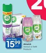 Airwick Aerosol Or Refill Products-Each