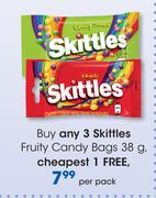 Skittles Fruity Candy Bags-38g Per Pack