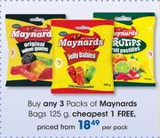 Maynards Bags-125g Per Pack