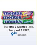 Mentos Rolls-Per Pack