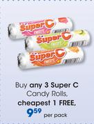 Super C Candy Rolls-Per Pack
