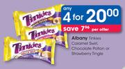 Albany Tinkless Caramel Swirl, Chocolate Potion Or Strawberry Tingle-For 4 Per Offer