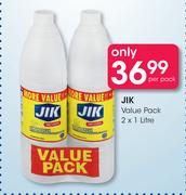 Jik Value Pack-2x1Ltr Per Pack