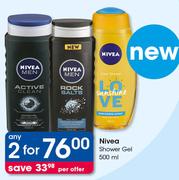 Nivea Shower Gel-2x500ml
