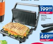 Safeway Cool Touch 2 Slice Panini Press SPP200S