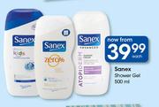 Sanex Shower Gel-500ml Each